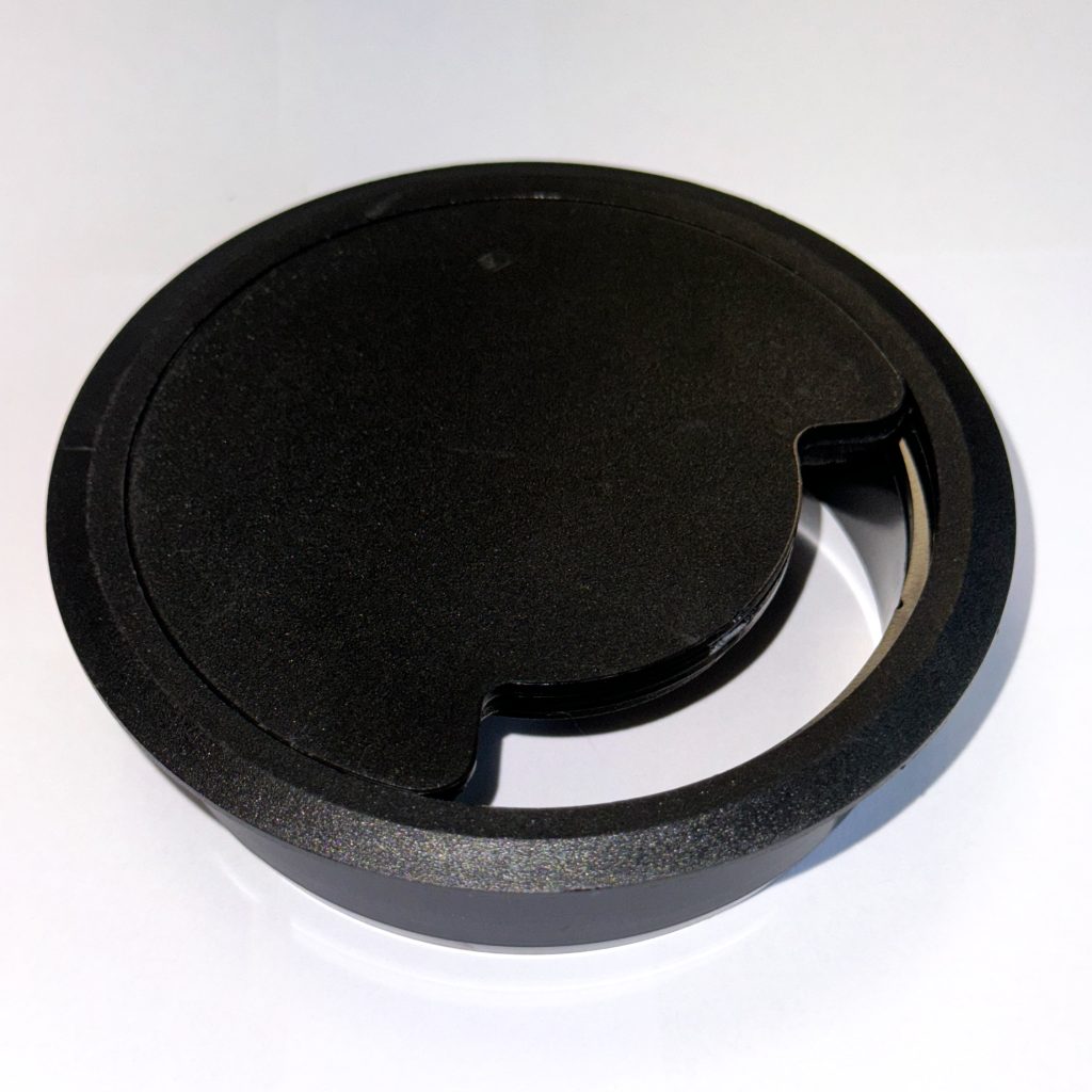 Floor Cable Grommet – 90mm – MCG.010 Available in Black or Grey