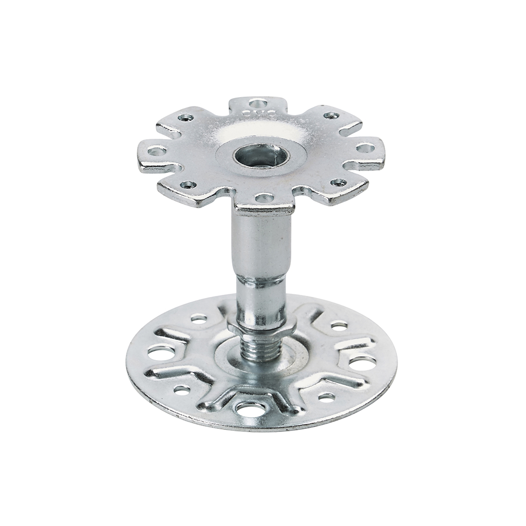 M16-120 - BSEN / 12825 Steel Adjustable Pedestal Support  - 80 mm - 140 mm