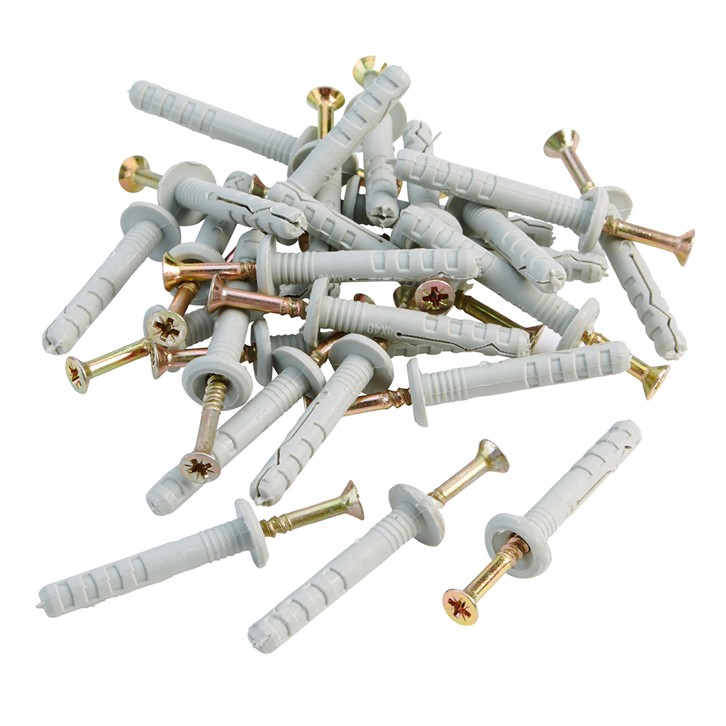 Hammer Fixing - M6 X 40 mm / 100 Per Box / Pozi-Drive Head - MFF.003