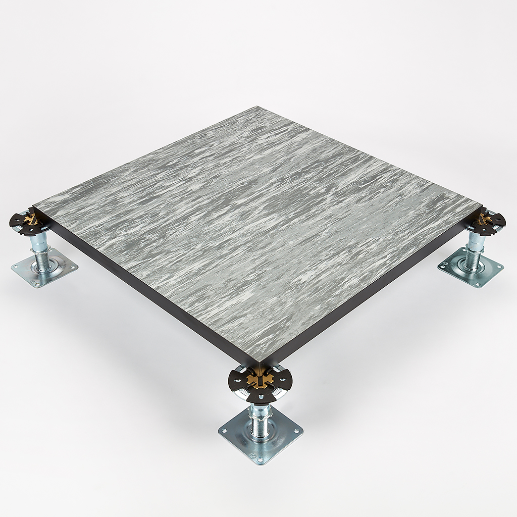 Metalfloor FDEB - PSA Medium Grade 600 X 600 X 33 mm Access Floor Panel - c/w Factory Bonded Gerflor SD Vinyl MFP.008