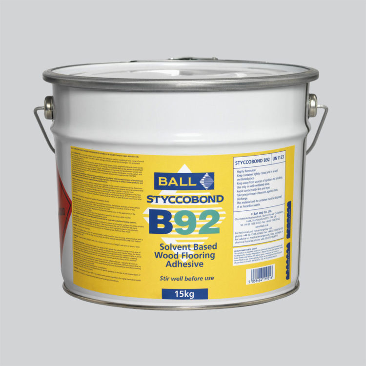 Styccobond B92 Solvent Based Wood Flooring Adhesive 15KG - DISCONTINUED