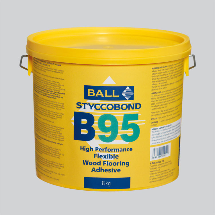 Styccobond B95 High Performance, Flexible Wood Flooring Adhesive 8KG