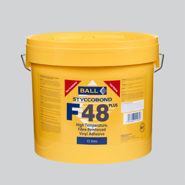 Styccobond F48 PLUS Fibre-Reinforced, High Temperature Grade Vinyl Adhesive 15 LITRE