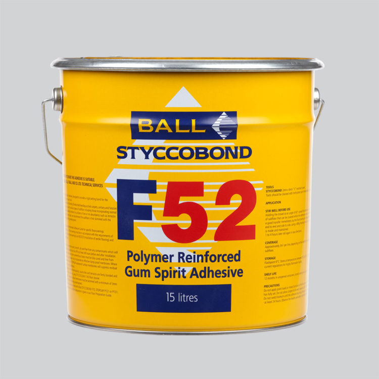 Styccobond F52 Polymer Reinforced Gum Spirit Adhesive 15 LITRE – DISCONTINUED