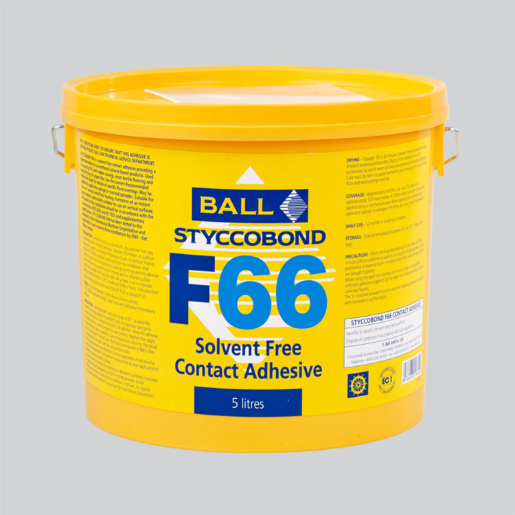 Styccobond F66 Solvent Free Contact Adhesive 5 LITRE