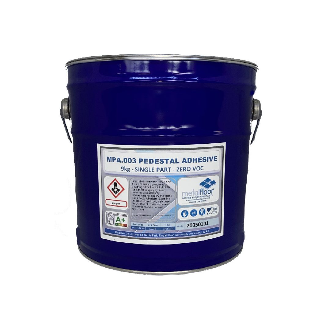Pedestal Adhesive – VOC Free – Single Part 9kg  – MPA.003